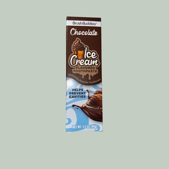 Brush Buddies Other - Brush Buddies Chocolate Ice Cream Flavored Toothpaste 3.5oz Anticavity Fluoride